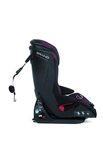 Jané 4578 T34 Grand - Silla de Coche Grupo 1 2 3, de 9 a 36 kg, con Isofix y Top Tether, Incluye Reductor, color Jet Black