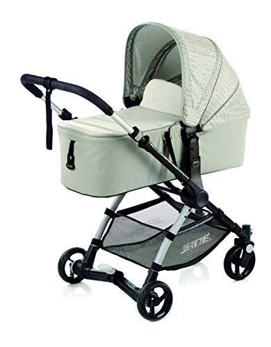 Jané Minnum Micro - Silla de Paseo con Capazo Plegable, Incluye Kit de Ruedas Sport de Gran Diametro, con Bolso y Plástico de Lluvia, Color Geo