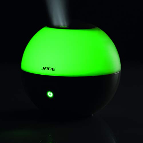 Jané Moon - Humidificador Ultrasónico con Luz, Apto para Esencias, 2 Velocidades, Táctil, Salida de Vapor Orientable