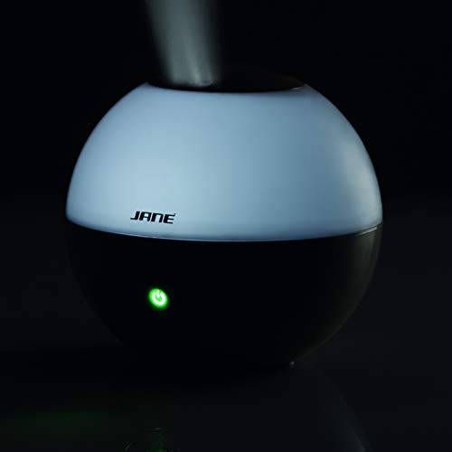 Jané Moon - Humidificador Ultrasónico con Luz, Apto para Esencias, 2 Velocidades, Táctil, Salida de Vapor Orientable