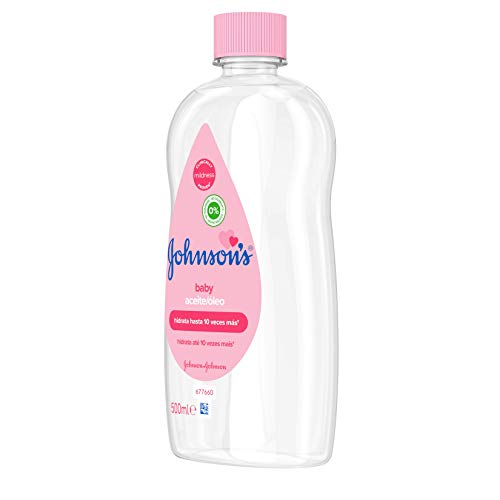 Johnson's Baby Aceite Regular, Deja la Piel Suave y Sana, Ideal para Pieles Delicadas - 3 x 500 ml