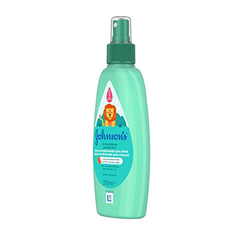 Johnson's Baby - Acondicionador spray No Más Tirones para niños, 3 x 200 ml