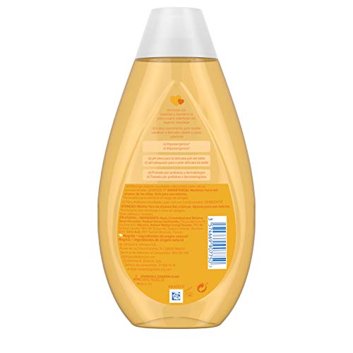 Johnson's Baby Champú Clásico, pelo suave, brillante e hidratado - 3 x 500 ml