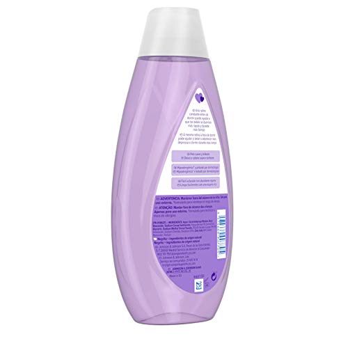 Johnson's Baby Dulces Sueños - Champú con Esencias Relajantes NaturalCalm, Lavanda y Manzanilla, 500 ml