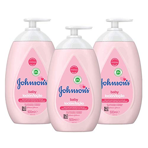 Johnson's Baby Loción Calma la piel seca de tu bebé - 3 x 500 ml