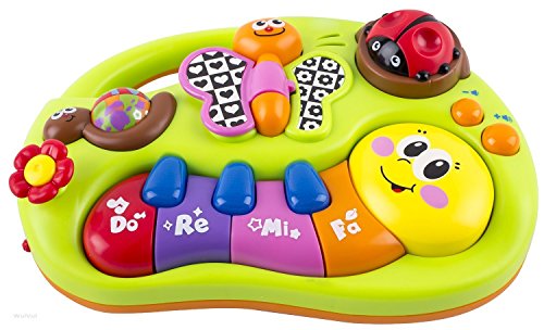 Juego para niños de 6 Meses. Máquina de aprendizaje del juego con las luces, las canciones y sonidos varios. Hay una historia en el juego que ayuda niños y niñas a desarollar su aprendizaje