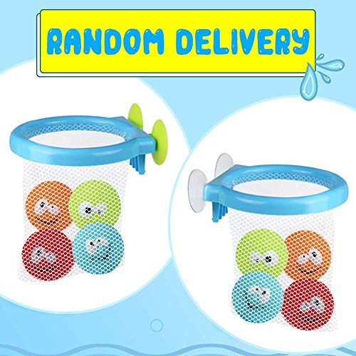 Juguetes Baño Bañera Juegos de Agua Orgsnizador Baño Mini Canasta 5 PCS per Niños 12 Meses+