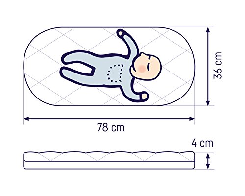Julius Zöllner 1800078360 - Colchón infantil 78x36cm