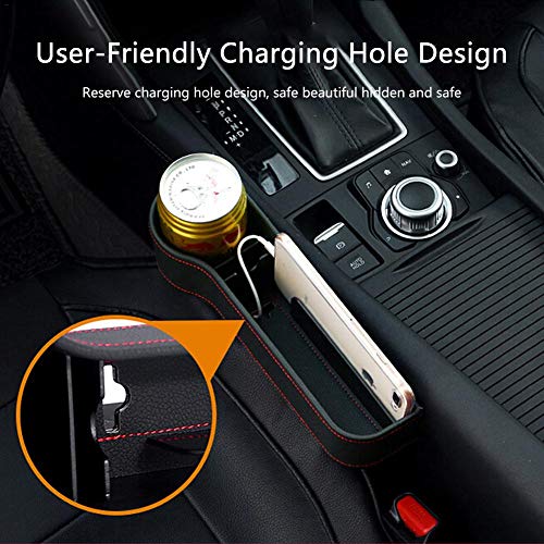 juman634 Car Seat Gap Filler Storage Box Cup Holder Mobile Phone Coin Collector Mobile Phone Holder Multifunctional Auto Accessories