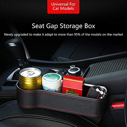 juman634 Car Seat Gap Filler Storage Box Cup Holder Mobile Phone Coin Collector Mobile Phone Holder Multifunctional Auto Accessories