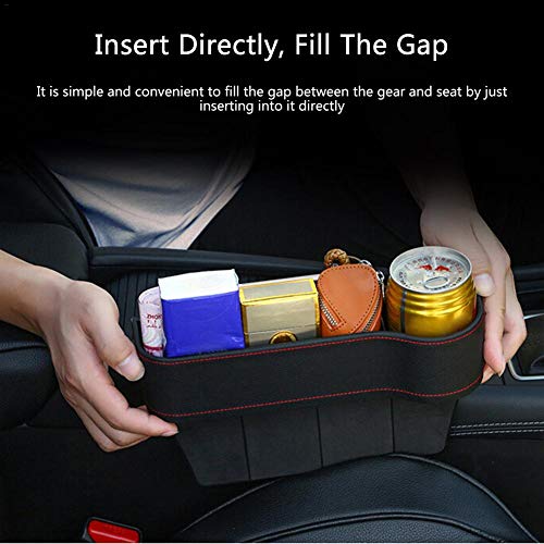 juman634 Car Seat Gap Filler Storage Box Cup Holder Mobile Phone Coin Collector Mobile Phone Holder Multifunctional Auto Accessories