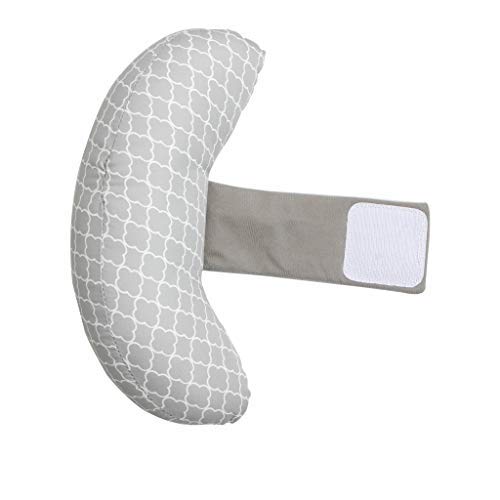 KAKIBLIN - Almohada 2 en 1 para cabeza de bebé con almohada para cuello de plátano para 3 meses a 1 año, almohada de viaje para cochecito o cama