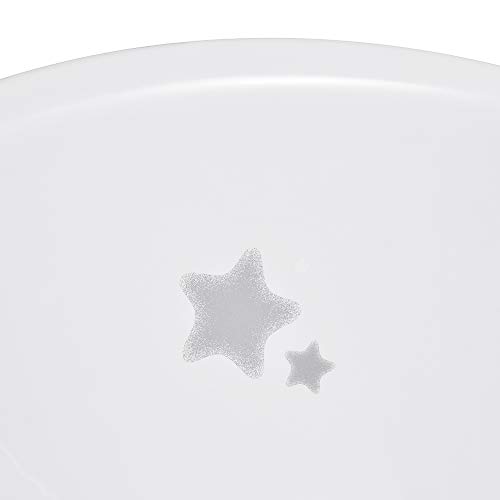 keeeper Bañera Ergonómica con Tapón Stars, De 0 a 12 Meses, 84 cm, Maria, Blanco