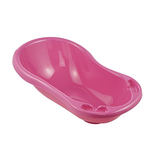 keeeper Bañera Ergonómica, De 0 a 12 Meses, Diseño Little Duck, 84 cm, Wiktoria, Rosa