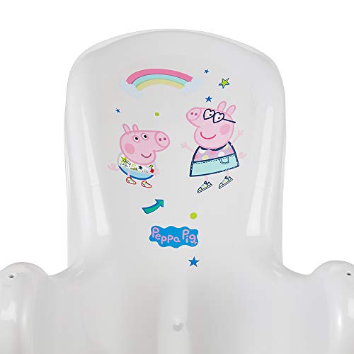 keeeper Hamaca de Baño Antideslizante Peppa Pig, De 0 a 6 Meses, Leon, Gris