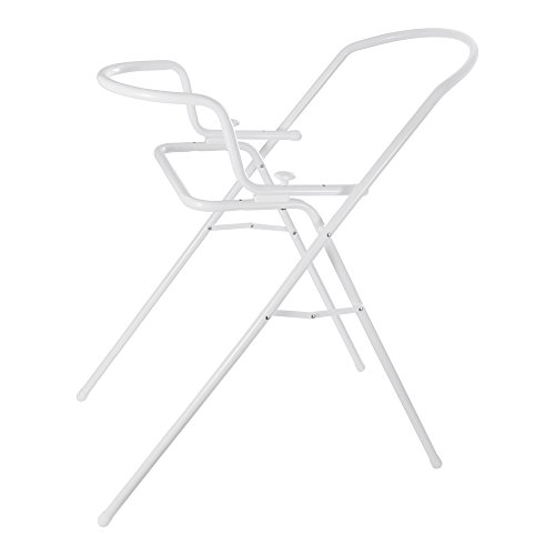 keeeper Soporte Universal para Bañeras, 84 cm / 100 cm, Plegable, Altura: 98 cm, Dawid, Blanco