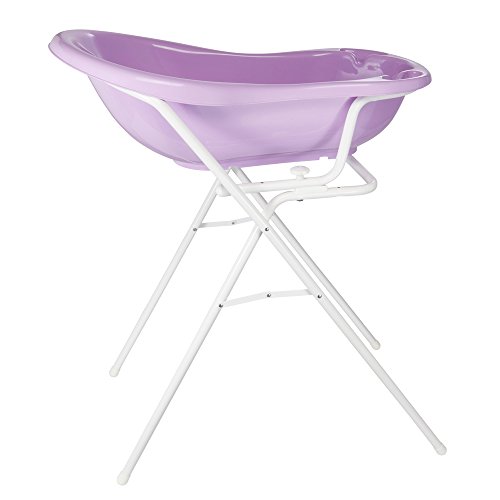 keeeper Soporte Universal para Bañeras, 84 cm / 100 cm, Plegable, Altura: 98 cm, Dawid, Blanco