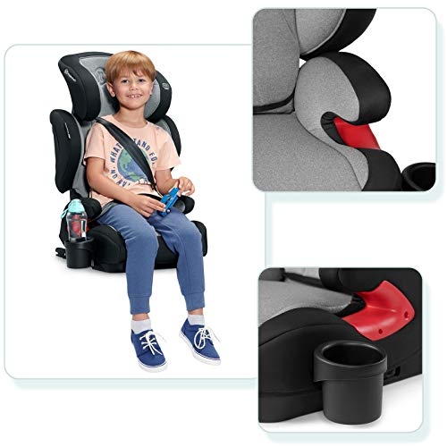 Kinderkraft Silla Coche Isofix UNITY, Niños Grupo 2/3, de 15 a 36 kg, Negro