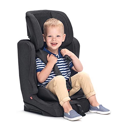 Kinderkraft Silla de coche FIX2GO con Isofix Top Tether para niño bebe grupo 1/2/3 (9-36 kg) hasta 12 años El Arnés de 5 puntos ajuste del Reposacabezas tapicería Removible Normativa ECE R44/4 Azul