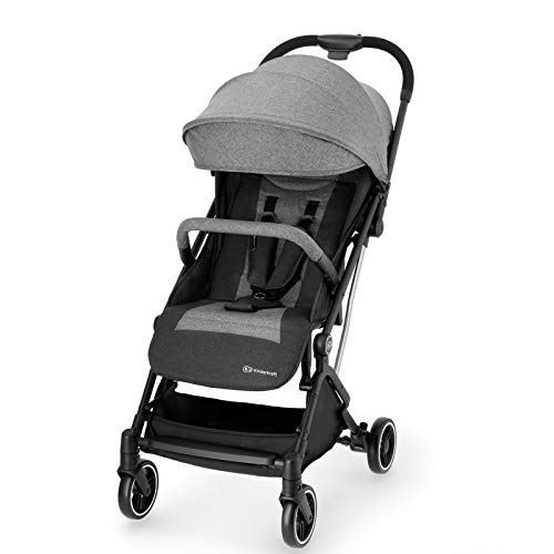 Kinderkraft Silla de Paseo Bebé INDY, Plegable, Impermeable, Hasta 15 kg, Gris