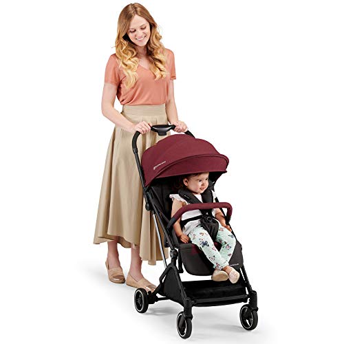 Kinderkraft Silla de Paseo Bebé INDY, Plegable, Impermeable, Hasta 15 kg, Rosa