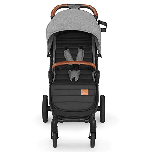 Kinderkraft Silla de Paseo GRANDE 2020, Amortiguación, Hasta 15kg, Gris