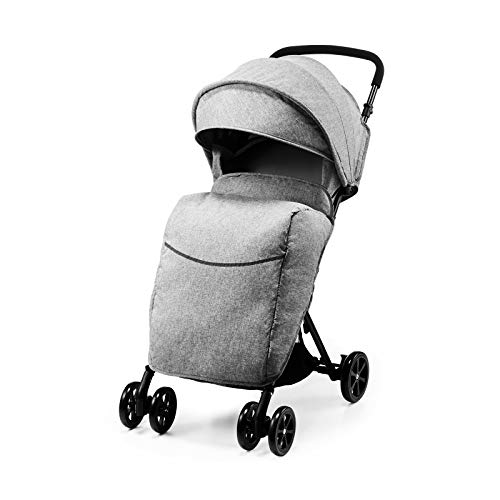 Kinderkraft Silla de Paseo Ligera LITE UP, Manejable, Plegable, 0-15 kg, Gris