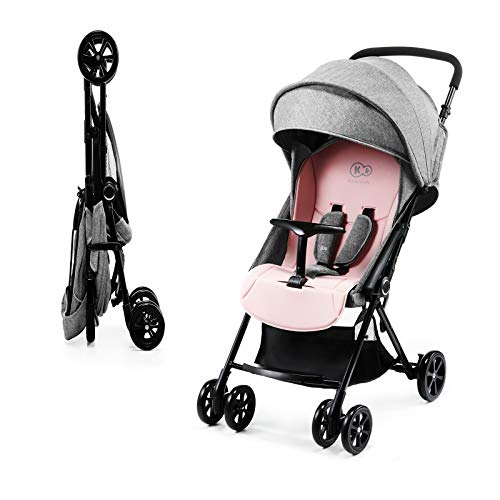 Kinderkraft Silla de Paseo Ligera LITE UP, Manejable, Plegable, 0-15 kg, Rosa