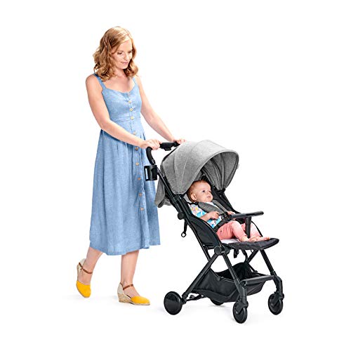 Kinderkraft Silla de Paseo PILOT, Plegable, Transportable, Hasta 15 kg, Rosa