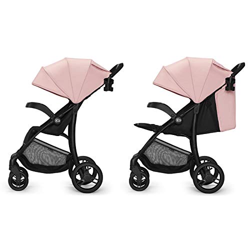 Kinderkraft Silla de Paseo Ultraligera CRUISER, Ruedas de Goma, Suspensión, Rosa