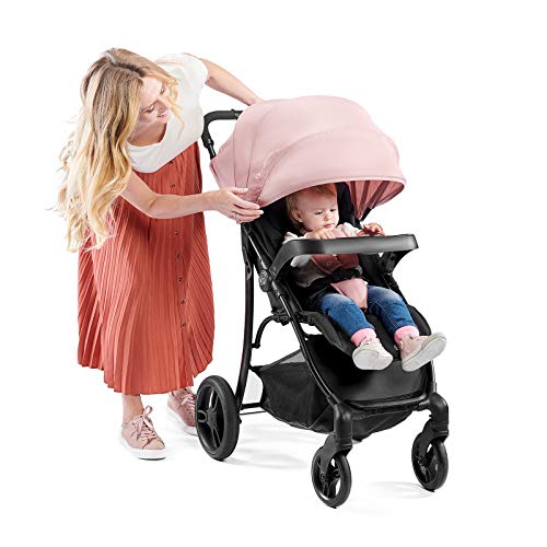 Kinderkraft Silla de Paseo Ultraligera CRUISER, Ruedas de Goma, Suspensión, Rosa