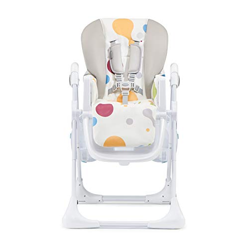 Kinderkraft Trona Bebé Ajustable Yummy, Segura, Bandeja, hasta 3 los Años, Multicolor