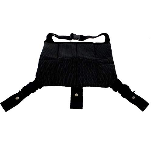 Kiokids 1755 - Cinturón de seguridad para embarazadas, unisex, color negro