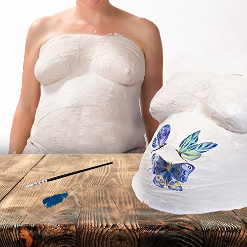 Kit Completo para Impresión 3D de Vientre de Embarazada - Modelado para Barriga Embarazada - Seguro, Rápido y Fácil - Incluye Pintura y Pinceles - Regalo para Futuras Mamás Babyshower Navidad.