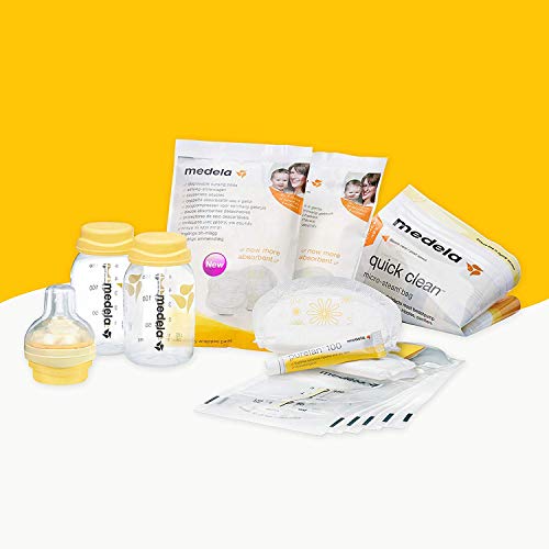 Kit inicial recién nacido Medela con complementos para la lactancia materna