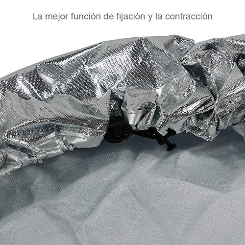 KIWILL Cubierta Universal para Silla de Coche 100% de Material Ecologico de Aluminio Cubierta de Polvo Calor Protector Solar UV Altamente Reflectante