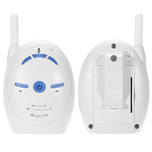 KKmoon Vigilabebés Audio Monitor de bebé Inalámbrica Niños Duermen de Monitor Compatible con Intercomunicador de 2 Vías Llanto de Alarma de Sonido