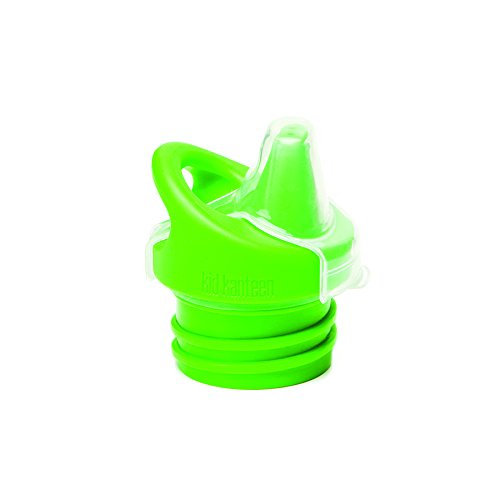 Klean Kanteen Edelstahlflasche Flasche Kid Sippy - Botella de Agua para Bicicletas, Color Plateado, Talla 0.355 litros