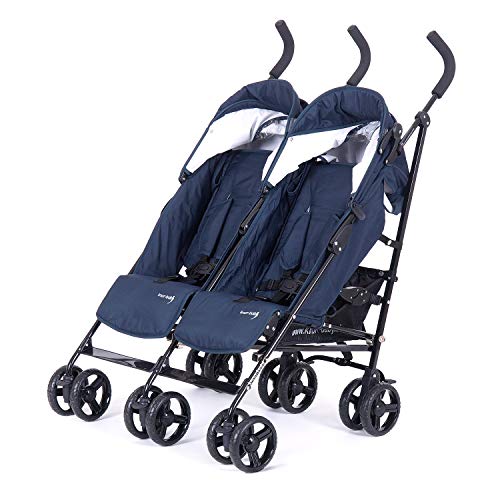 Knorr-baby 832200 Carrito Side by side, Navy Blue