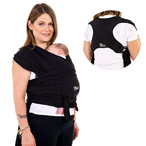 Koala Babycare® - Fular Portabebés fácil de usar (fácil de colocar), unisex ajustable, la mochila portabebes multiusos apropiada hasta 10 kg. Fular portabebés elastico - Diseño Registrado KBC®