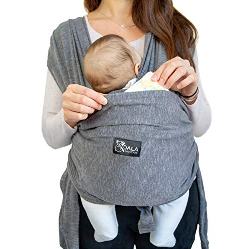 Koala Babycare® - Fular Portabebés fácil de usar (fácil de colocar), unisex ajustable, la mochila portabebes multiusos apropiada hasta 10 kg. Fular portabebés elastico - Diseño Registrado KBC®