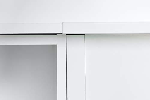 KraftKids, estantería para cambiador, color blanco, se adapta a la cómoda HEMNES