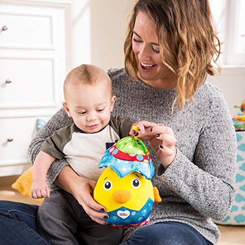 Lamaze Hatching Henry - Peluche suave para bebé, juguete de peluche para juegos sensoriales, ideal como regalo de baby shower para nuevos padres, apto para bebés niños y niñas a partir de 6 meses