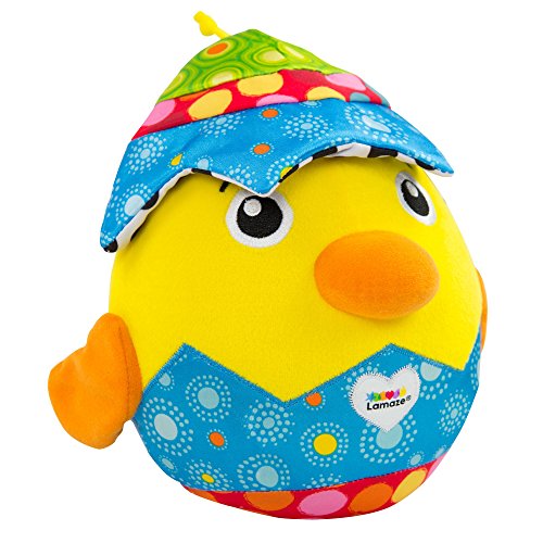 Lamaze Hatching Henry - Peluche suave para bebé, juguete de peluche para juegos sensoriales, ideal como regalo de baby shower para nuevos padres, apto para bebés niños y niñas a partir de 6 meses