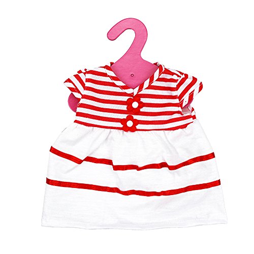 Lance Home 4 Conjuntos Vestidos de Ropa de Verano de Moda para Muñecas de 14 a 18 Pulgadas Baby Born, Muñecas Recién Nacidas, Muñecas American Girl y Otras Muñecas de 14-18 Pulgadas