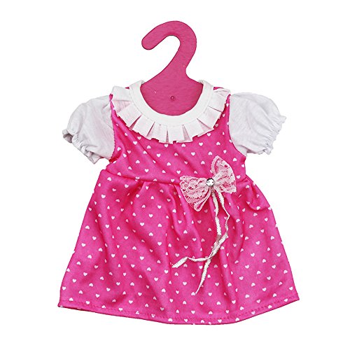 Lance Home 4 Conjuntos Vestidos de Ropa de Verano de Moda para Muñecas de 14 a 18 Pulgadas Baby Born, Muñecas Recién Nacidas, Muñecas American Girl y Otras Muñecas de 14-18 Pulgadas