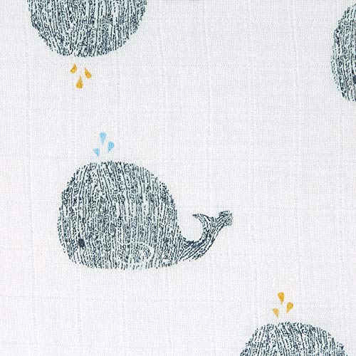 Lässig Heavenly Soft Swaddle L, Little Water Whale, of