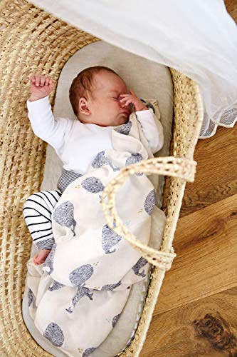 Lässig Heavenly Soft Swaddle L, Little Water Whale, of