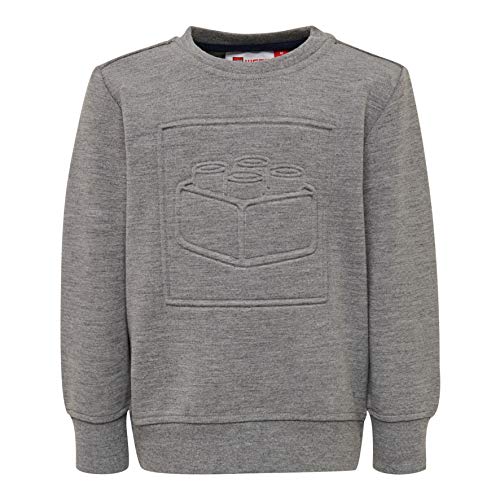 Lego Wear Lego Duplo LWSIRIUS Sweatshirt, Sudadera Unisex bebé, Grau (Grey Melange 921), 80 cm (Tamaño Fabricante: 80)