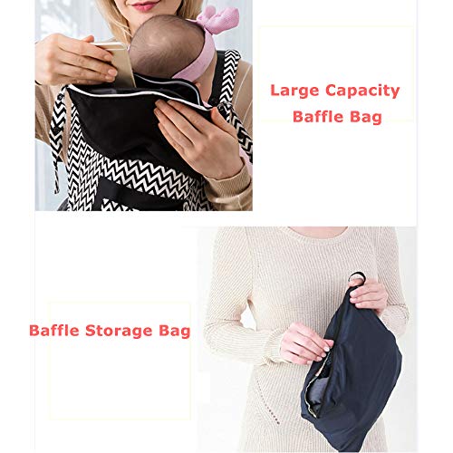 Lehoo Castle Mochilas Portabebé Manos libres, Portabebes Ergonómico Multiposición Ajustable, Marsupio para Bebe